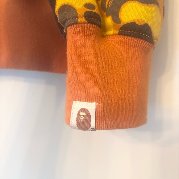 RARE A Bathing Ape BAPE X XO Shark Pullover Hoodie XL - Picture 5 of 7